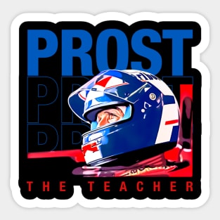 Alain Prost Legend Retro Sticker